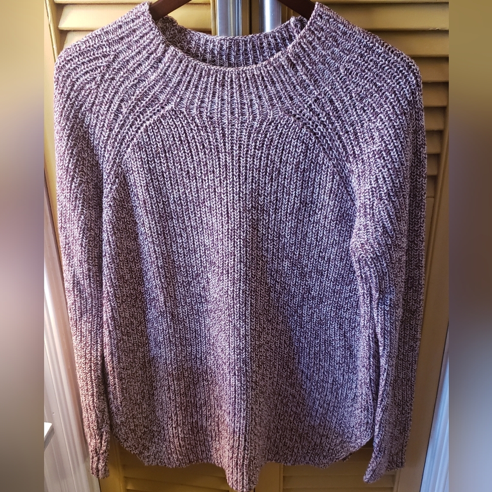 Loft burgundy pullover sweater